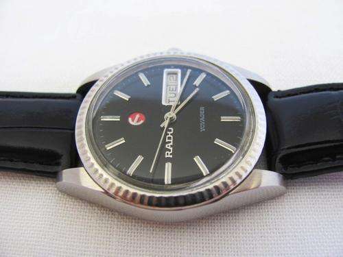 RADO VOYAGER DAYDATE ALL STEEL FULL SIZE AUTOMATIC MENS WATCH
